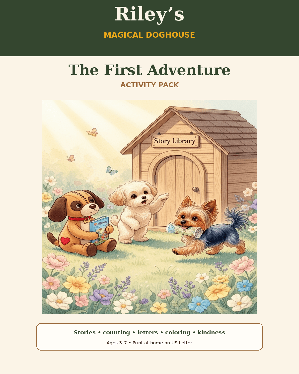 Cover of Riley’s First Adventure Activity Pack